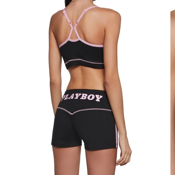 Dollskill x Playboy Sports Bra and Bike Short Set - Picture 6 of 6